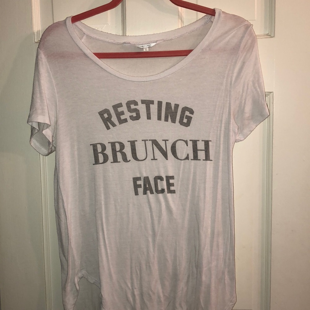 Resting brunch face tee